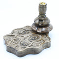 Medium Mango Wood Backflow Burner with Tree of Life Design