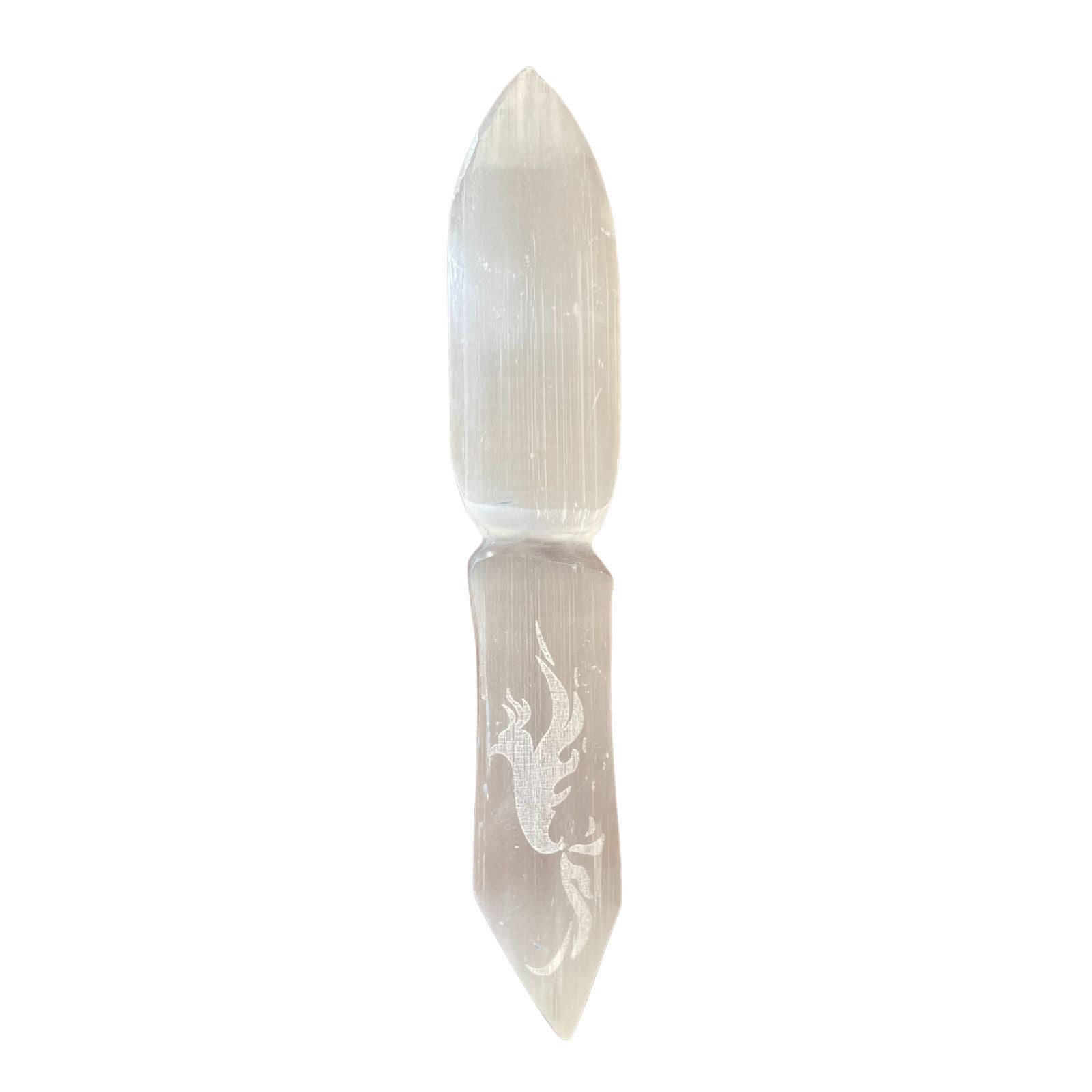 Selenite Ritual Knife for Ceremonies to Release the Past