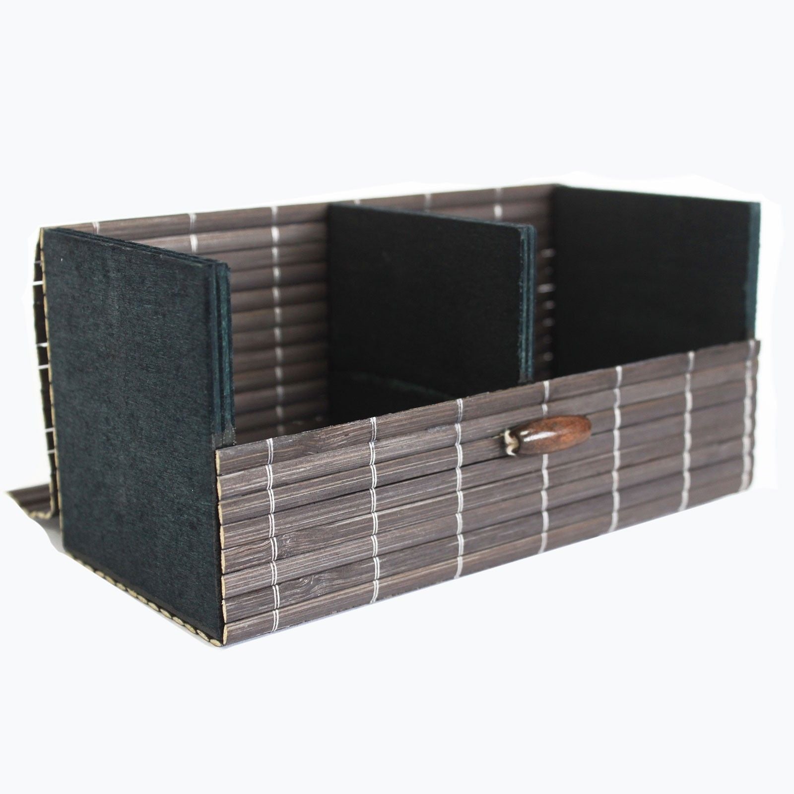 Double Box Slatted Bamboo Candle and Gift Box for Elegant Gifting