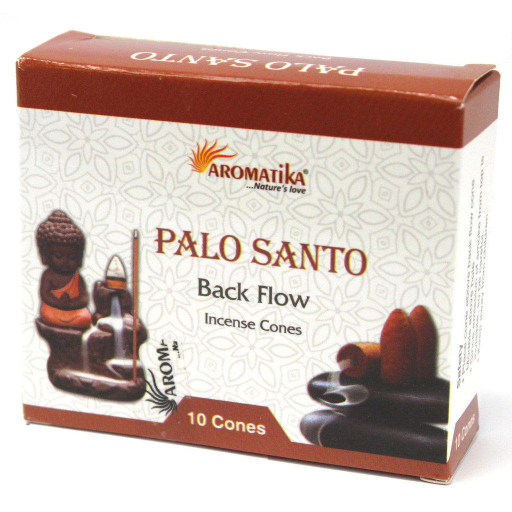 Aromatica Backflow Incense Cones Palo Santo for Home Fragrance