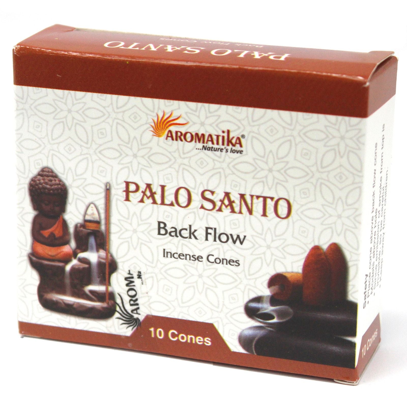 Aromatica Backflow Incense Cones Palo Santo for Home Fragrance