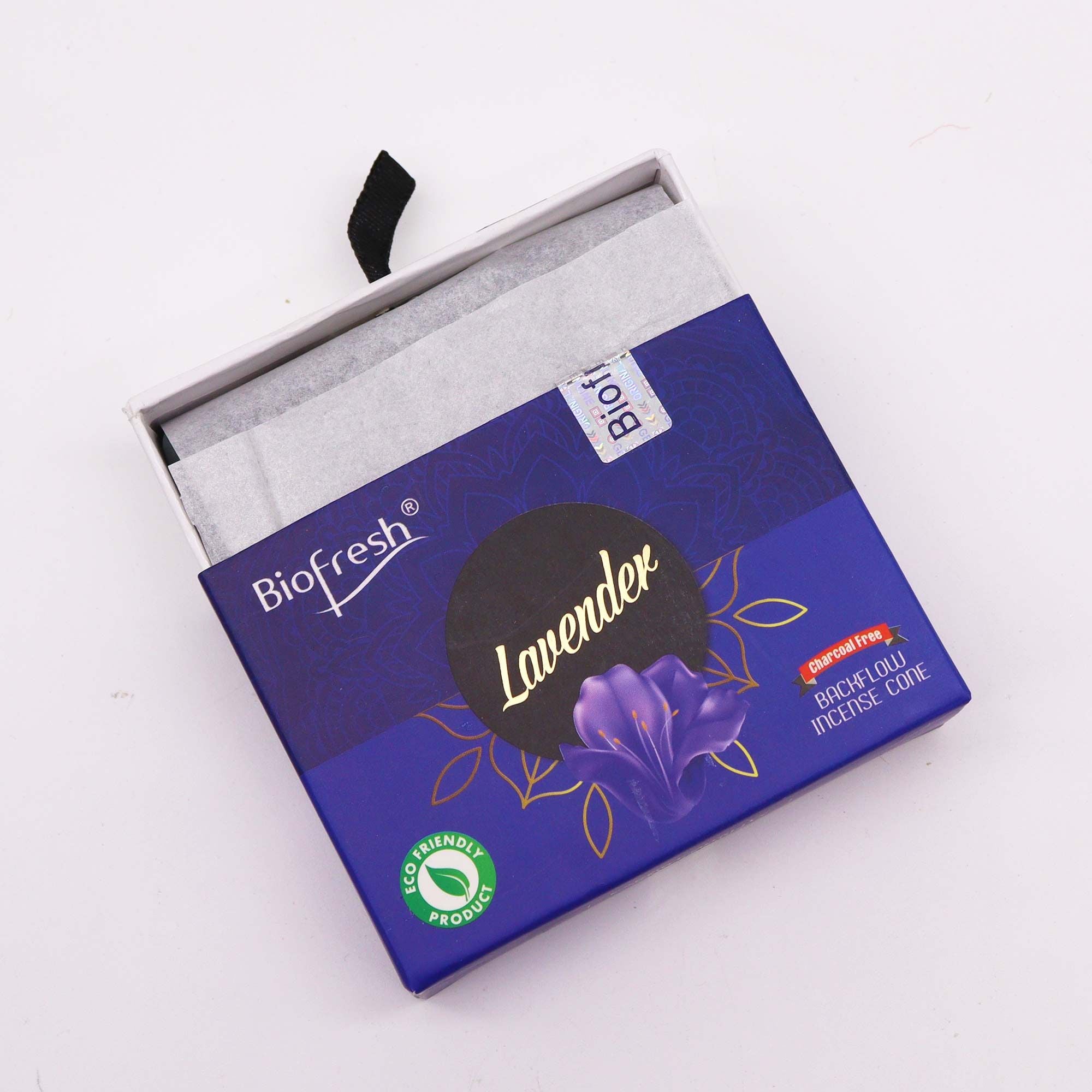 Biofresh Backflow Incense Cones Lavender for Relaxing Atmosphere