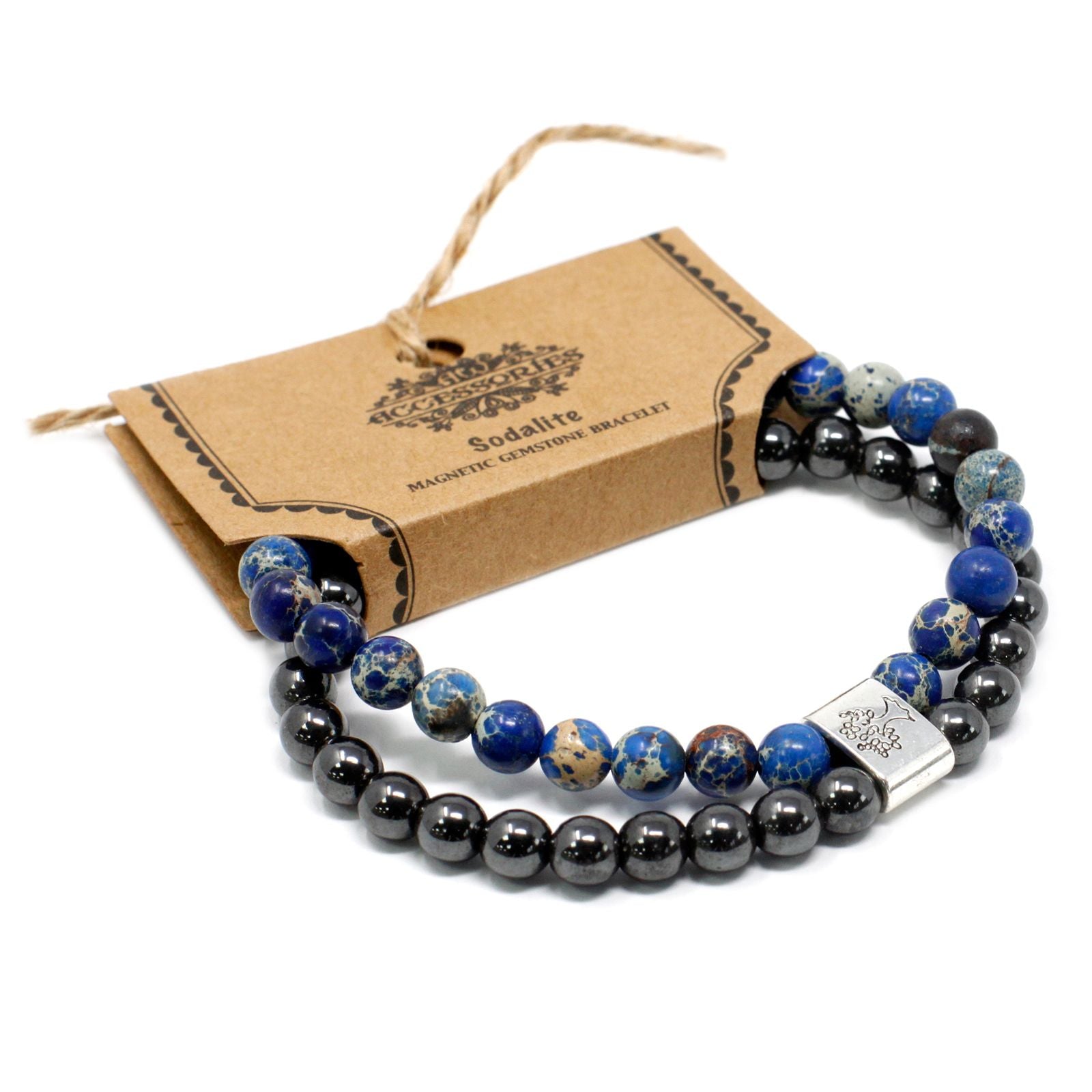 Magnetic Sodalite Gemstone Bracelet for Unique Style Appeal