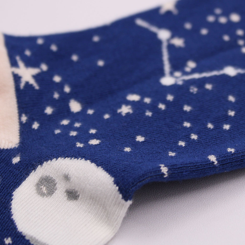 Hop Hare Bamboo Socks S/M Moon Walk for Ultimate Comfort and Style