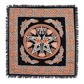 Esoteric Fringed Altar Cloth Earth Mother for Spiritual Spaces
