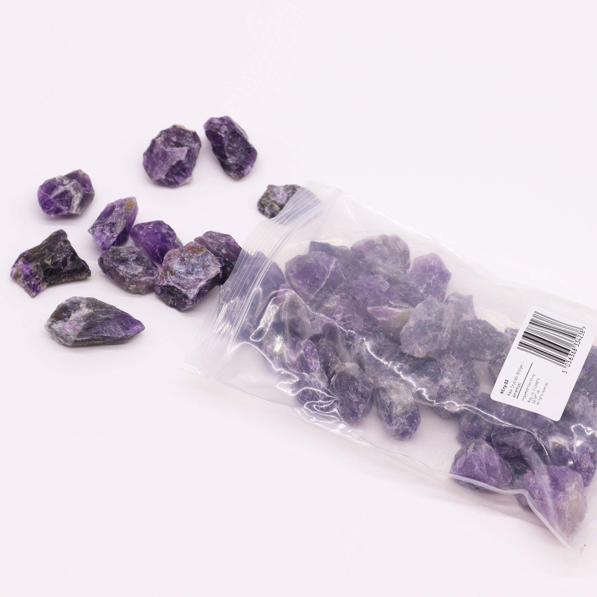 Raw Amethyst Crystals 500gm for Home Decor and Spiritual Use