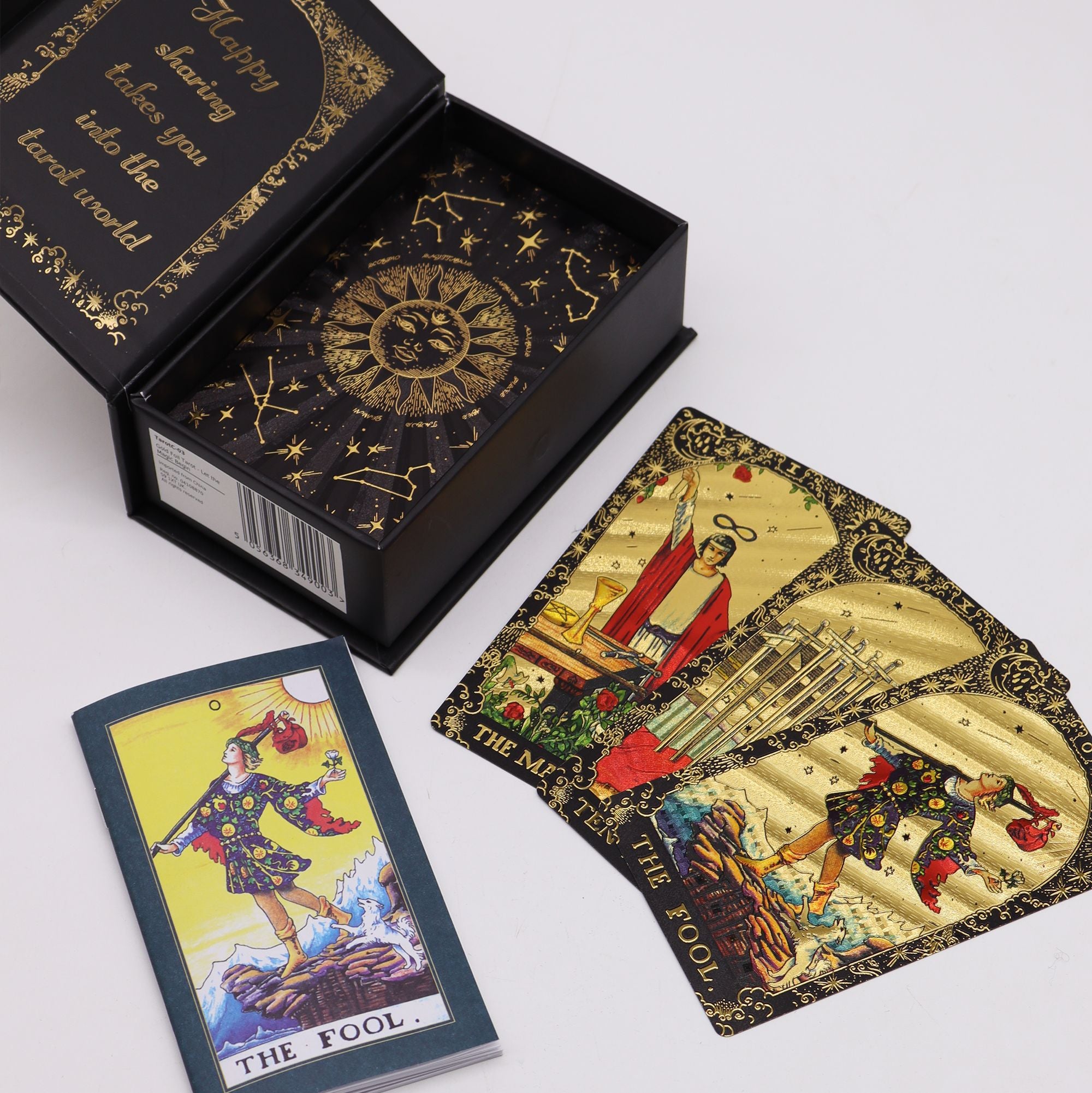 Gold Foil Tarot Gift Box Let the Magic Begin for Collectors and Fans