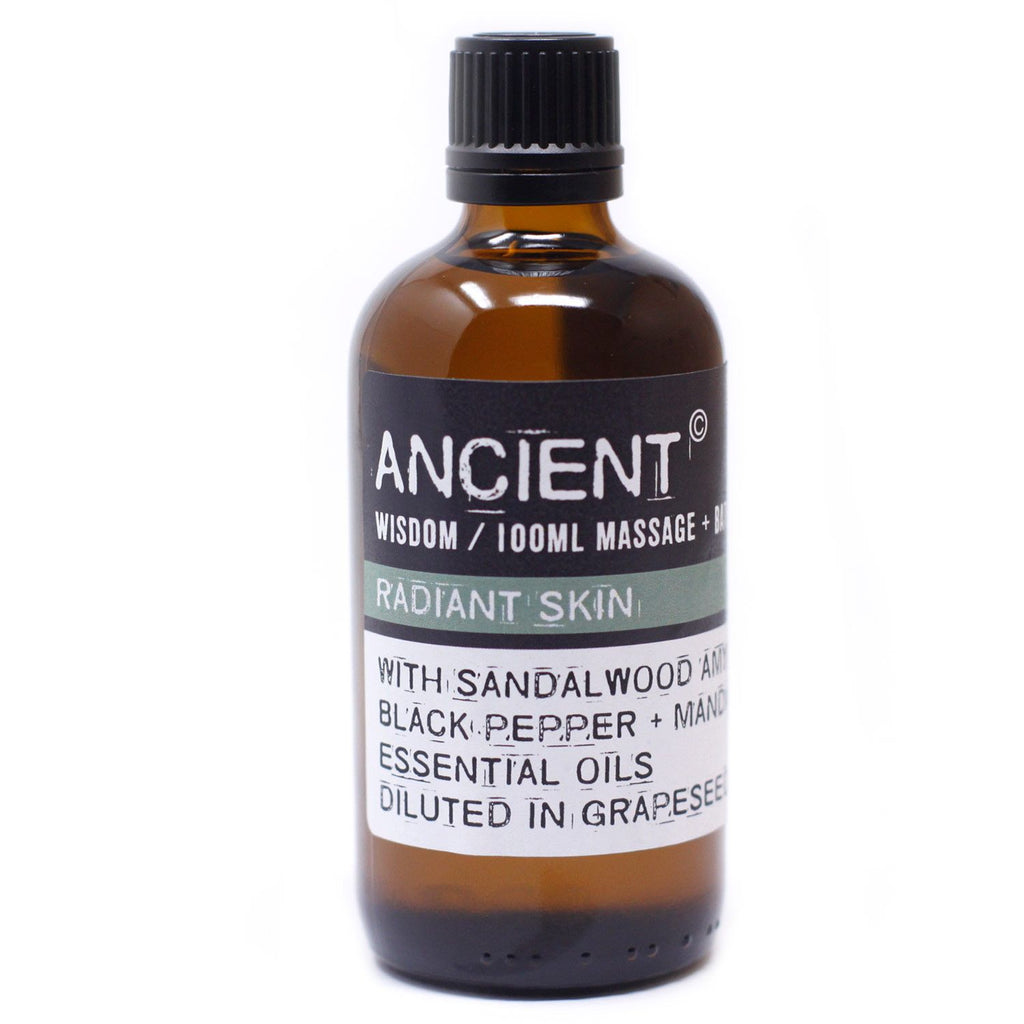 Radiant Skin Massage Oil 100ml for Silky Soft Nourished Skin