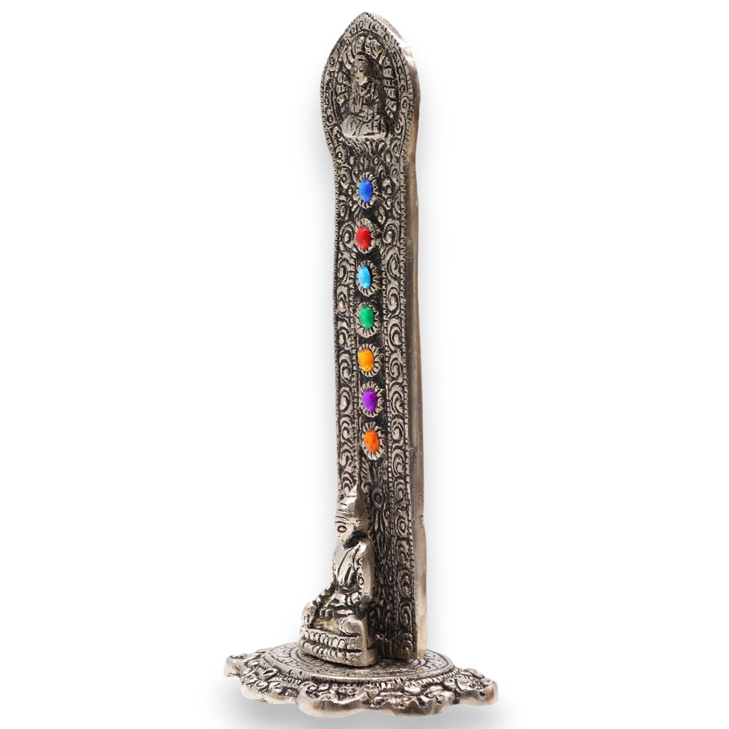 7 Chakra Tower Buddha Incense Holder for Meditation Spaces