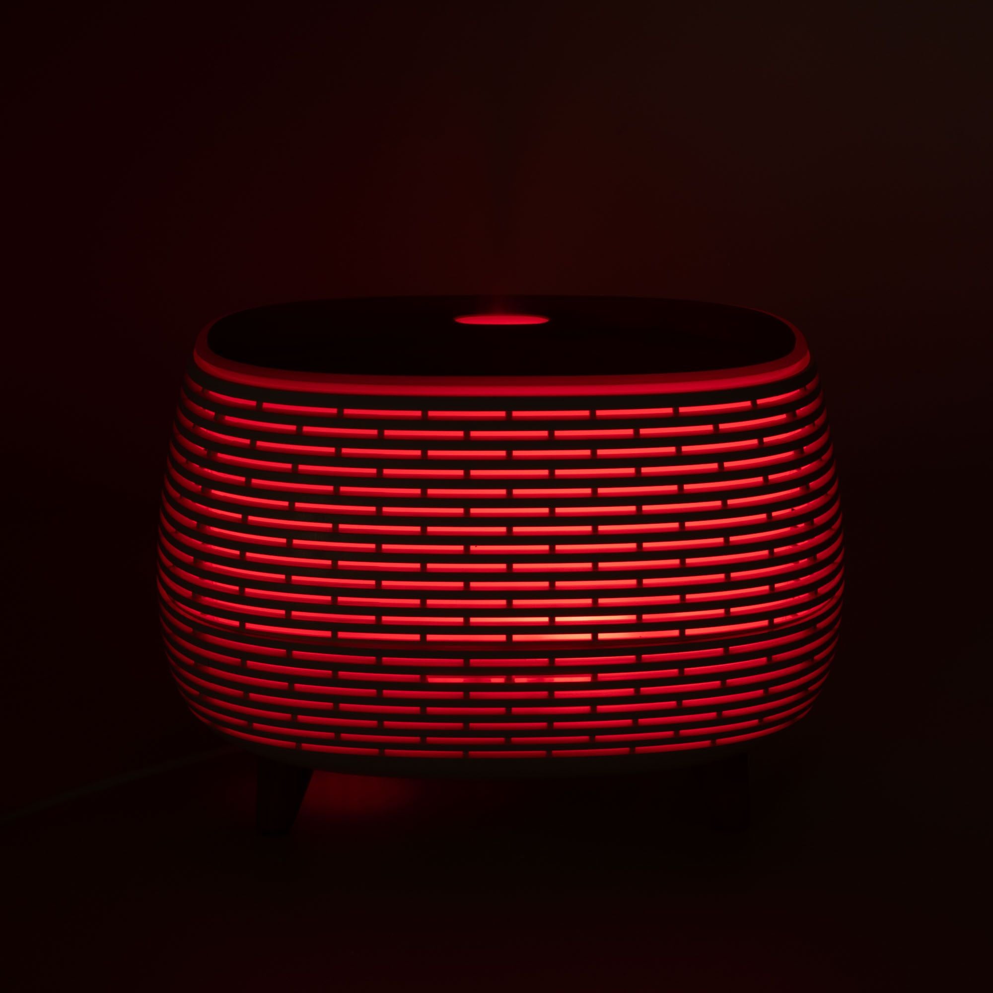 Futuristic Ribbed Aroma Diffuser with Colour Changing LED Light