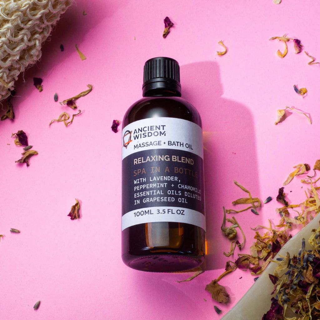 Nag Champa Massage Oil 100ml for Relaxation and Bath Use