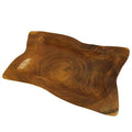 Unique Teak Square Plates for Serving and Home Decor Display