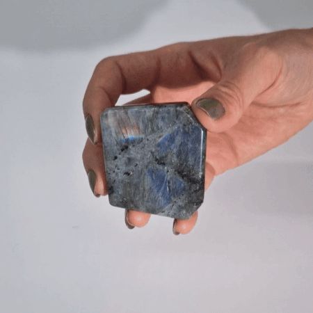 Madagascar Labradorite Tomb Stone for Unique Home Decor Display