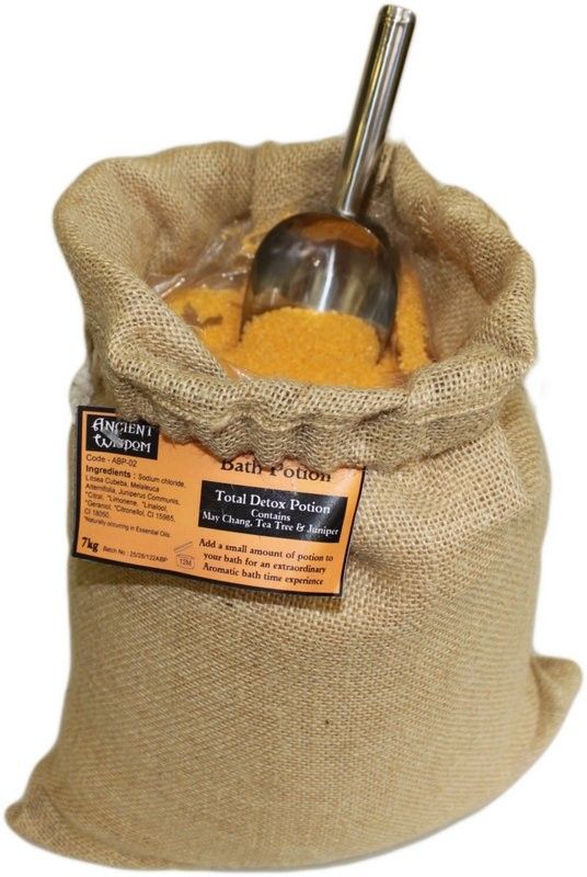 Total Detox Potion 7kg Hessian Sack for Relaxing Aromatherapy Baths