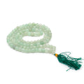 108 Bead Mala with Green Aventurine Gemstone Beads for Japa