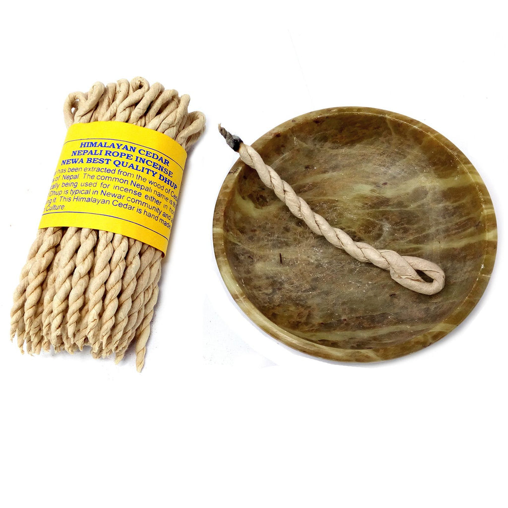 Pure Herbs Cedar Rope Incense for Aromatic Home Fragrance