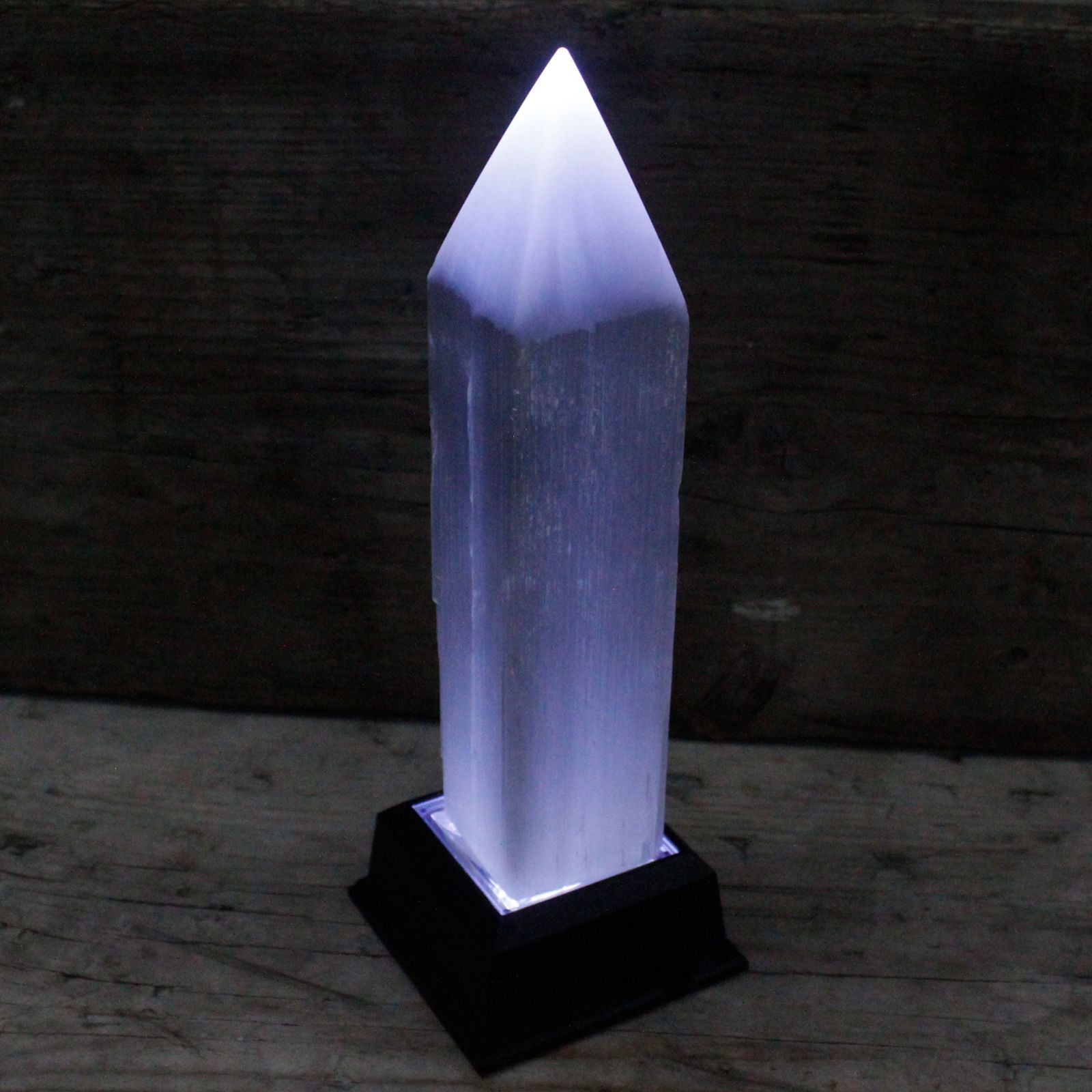 Selenite Pencil Point Tower Unique 20 cm Crystal Home Decor Piece
