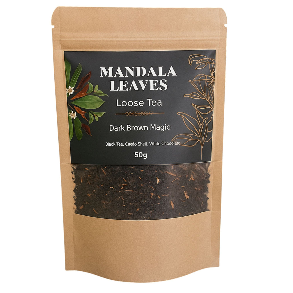 50g Dark Brown Magic Delicious Black Tea Brownie Blend for Tea Lovers