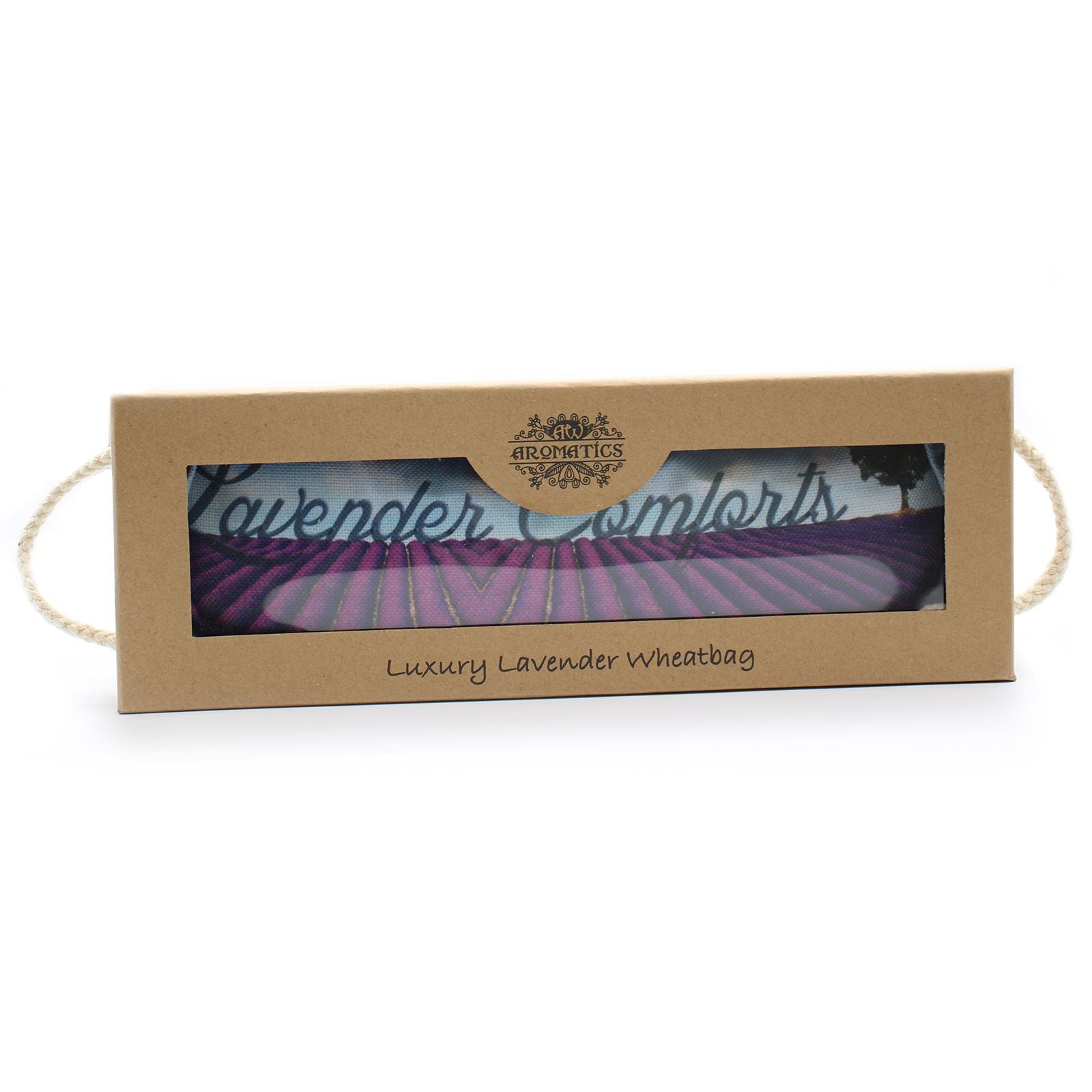 Luxury Lavender Wheat Bag in Gift Box for Relaxation and Comfort