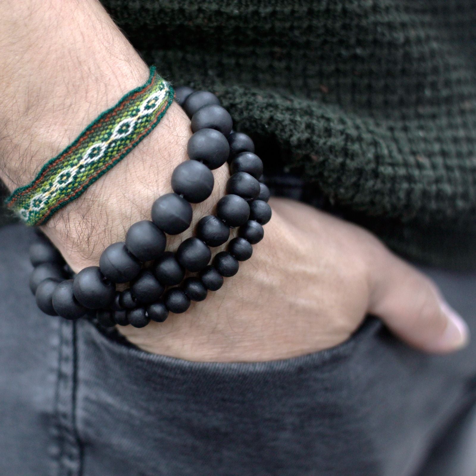 Blackwood Beads Bracelet in Assorted Sizes for Unique Style