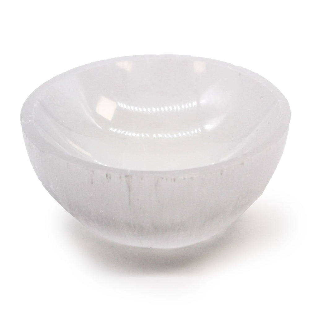Selenite Round Bowl 8cm for Elegant Home Decor and Display