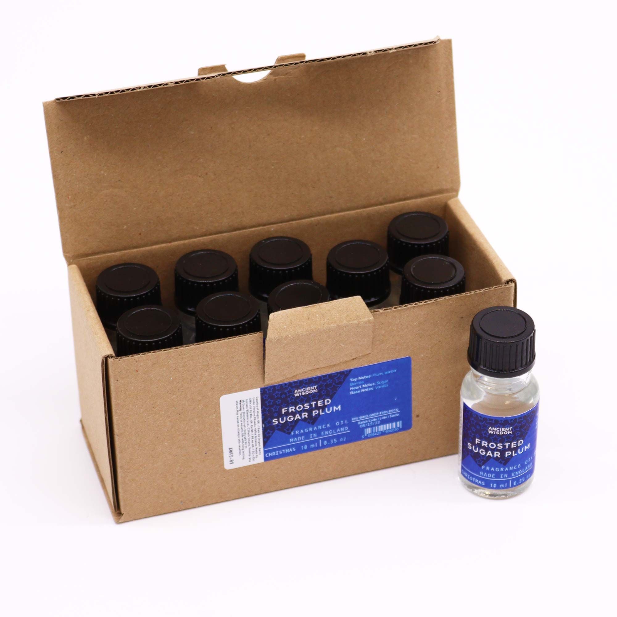 Frosted Sugar Plum Fragrance Oil 10ml for Enchanting Scents and Bliss