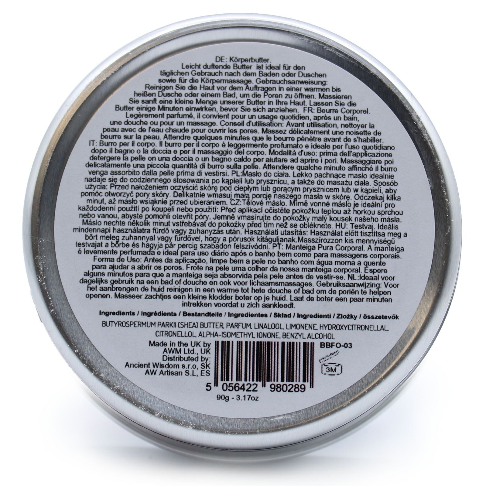 Scented Shea Body Butter 90g Ravishing Orchid for Smooth Skin