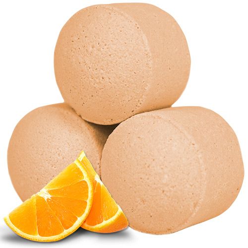 1.3Kg Box of Chill Pills Mini Bath Bombs with Fresh Orange Scent