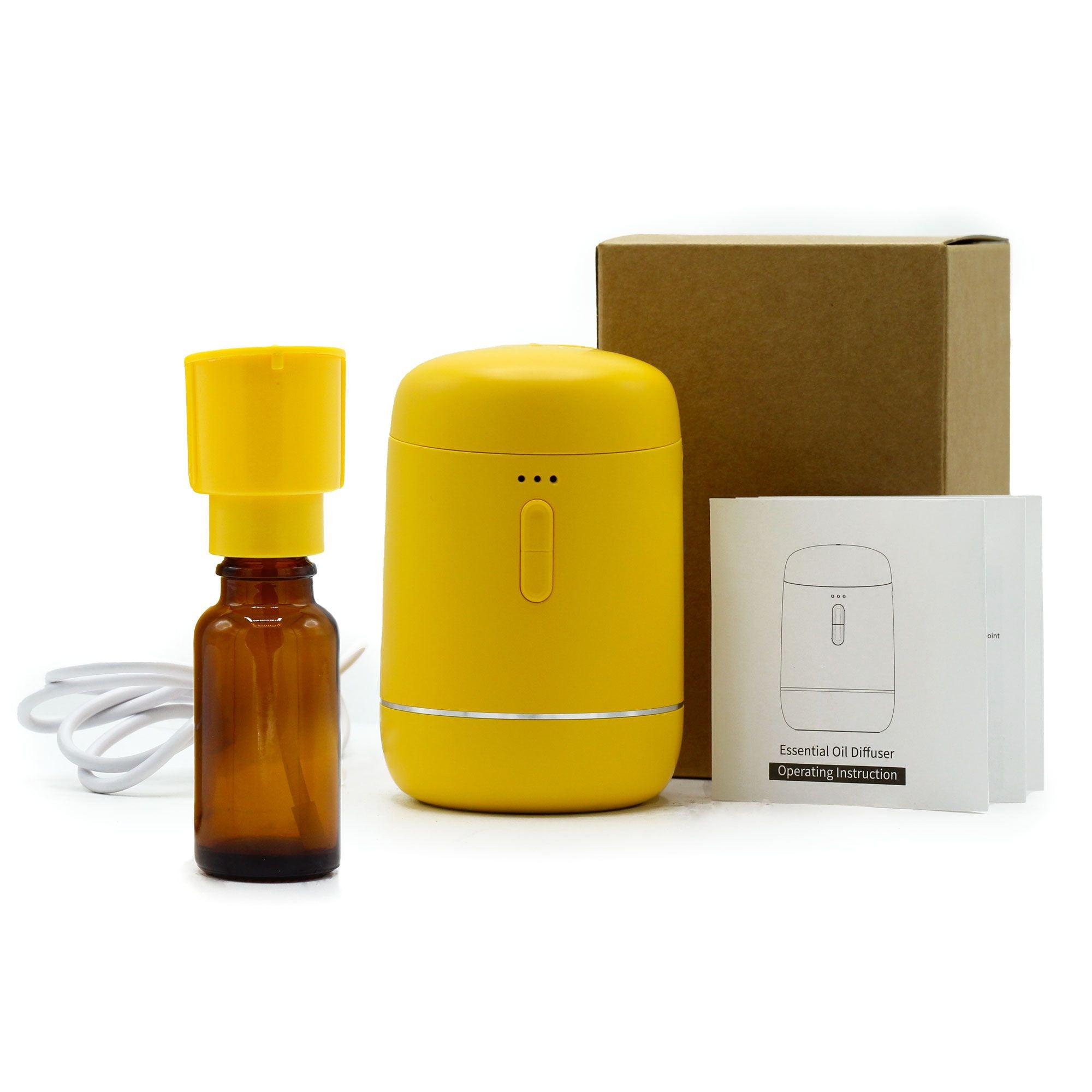 Essential Oil Diffuser Yellow USB to C for Aromatherapy Bliss