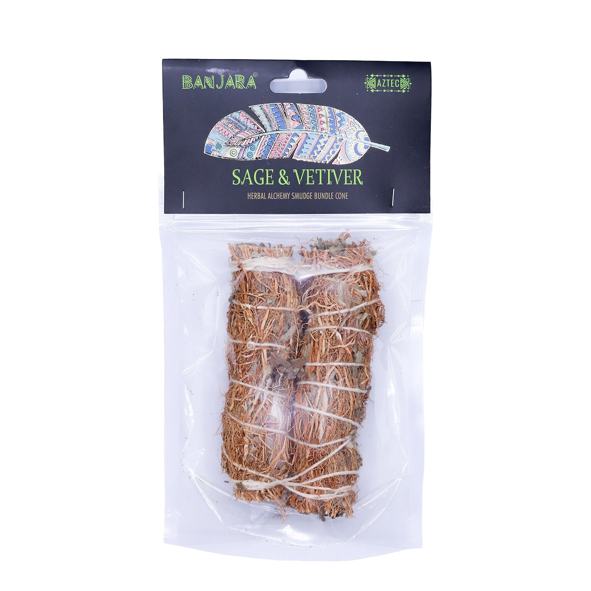 Banjara Smudge Stick Sage Vetiver for a Calmer and Grounded Space