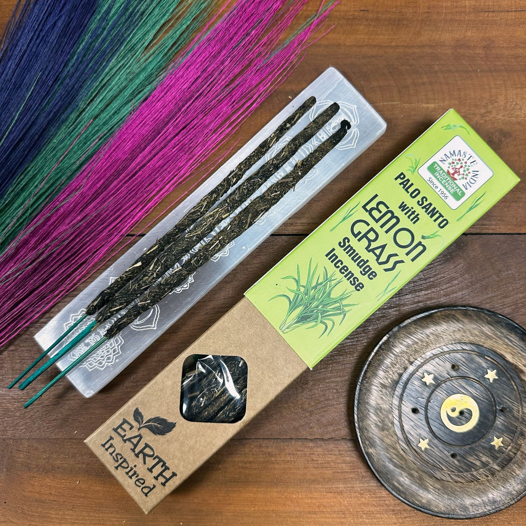 Earth Inspired Smudge Incense Sticks with Refreshing Lemongrass