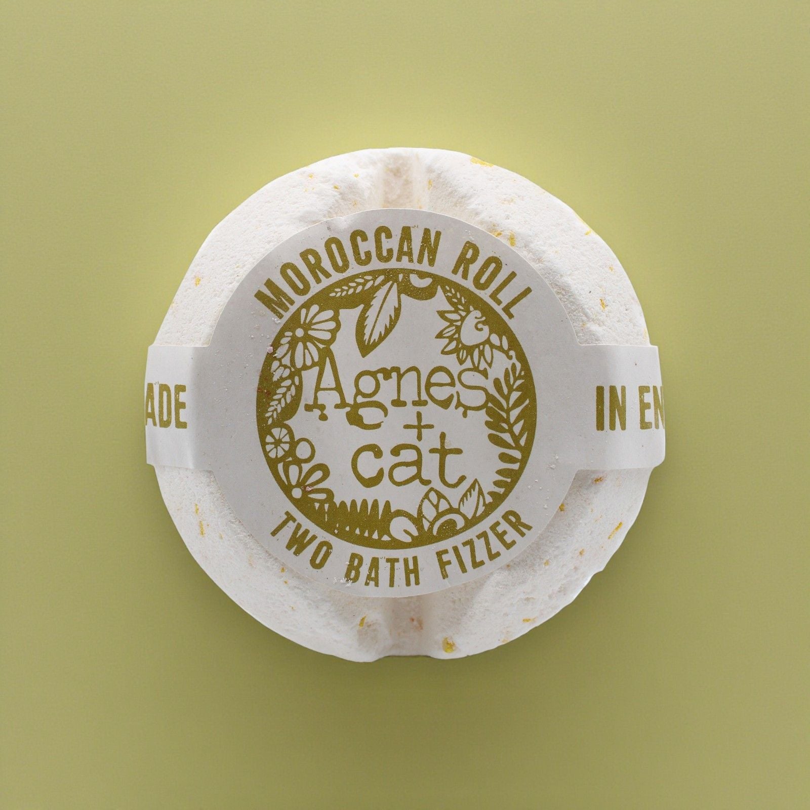 Agnes + Cat Moroccan Roll Bath Fizzer for Relaxing and Indulgent Soaks