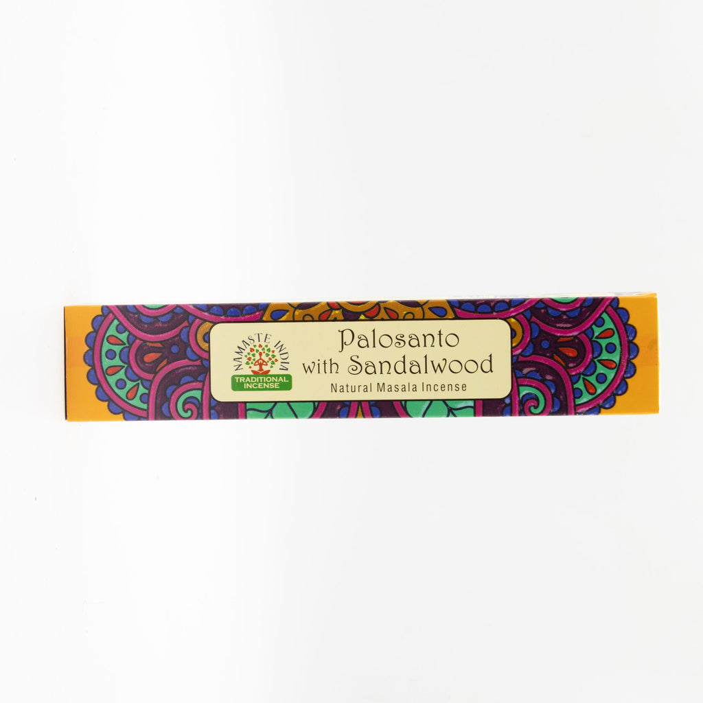 Namaste Mandala Masala Incense with Palo Santo and Sandalwood