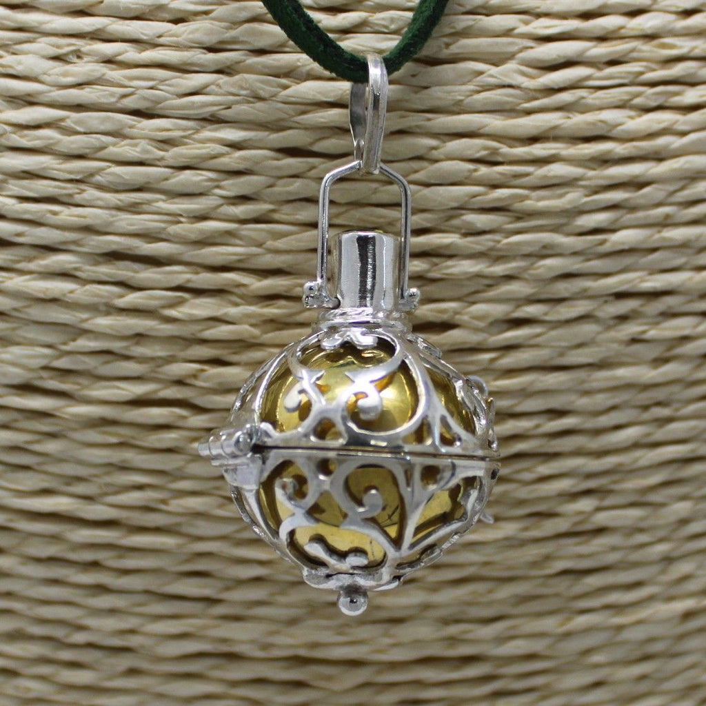 Silver Angel Bell Charm with Unique Name for Personal Connection