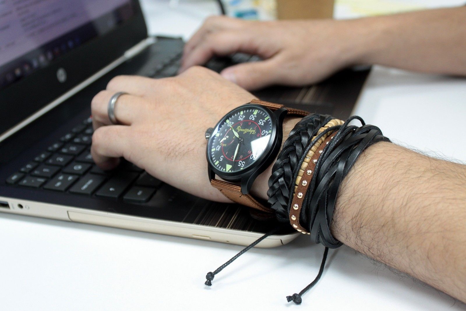 Stylish Mens Bracelet Sets in Moody Blue for Trendy Fashion