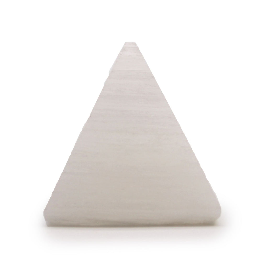 Selenite Pyramid 5 cm Enchanting Crystal Display for Home Decor