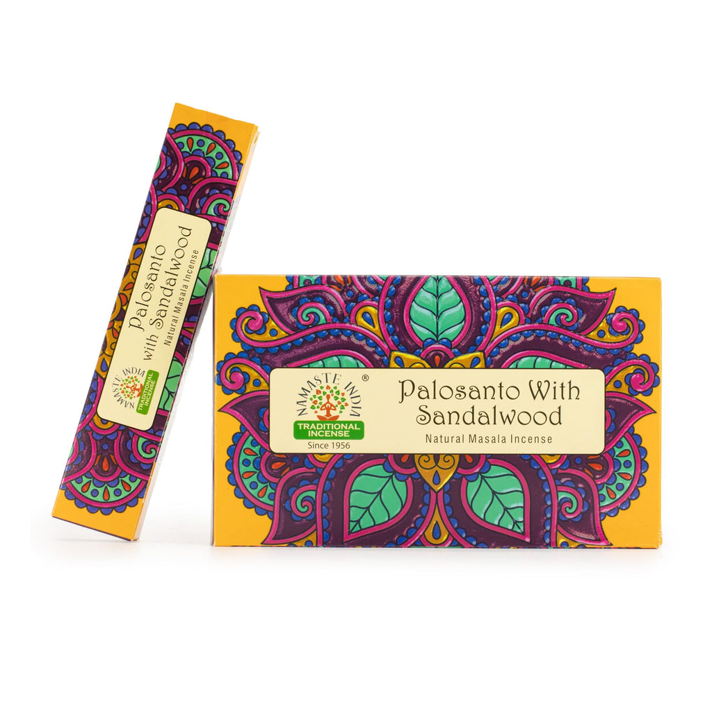 Namaste Mandala Masala Incense with Palo Santo and Sandalwood
