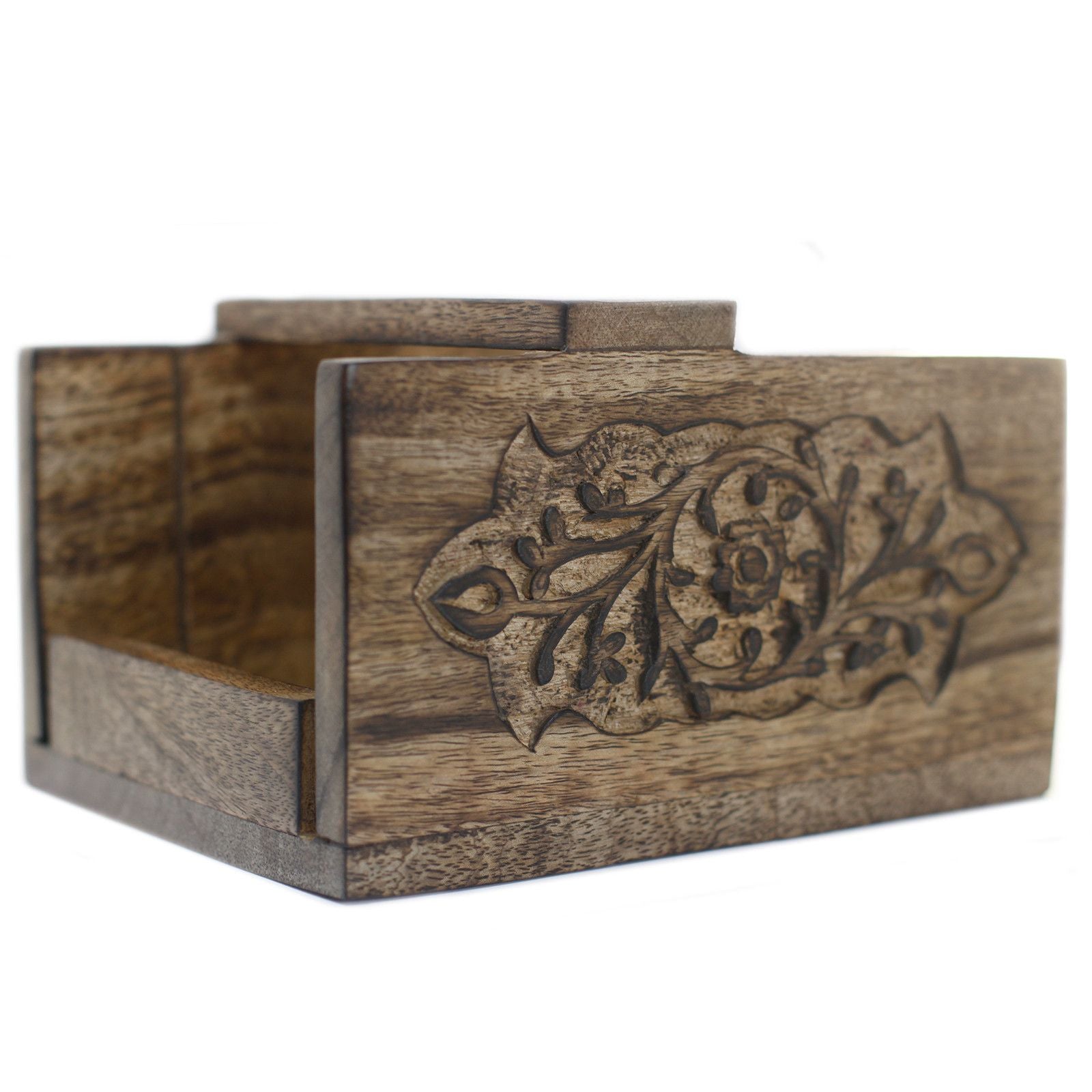 Carved Mango Wood Cutter for Soap Loaves with Stylish Design