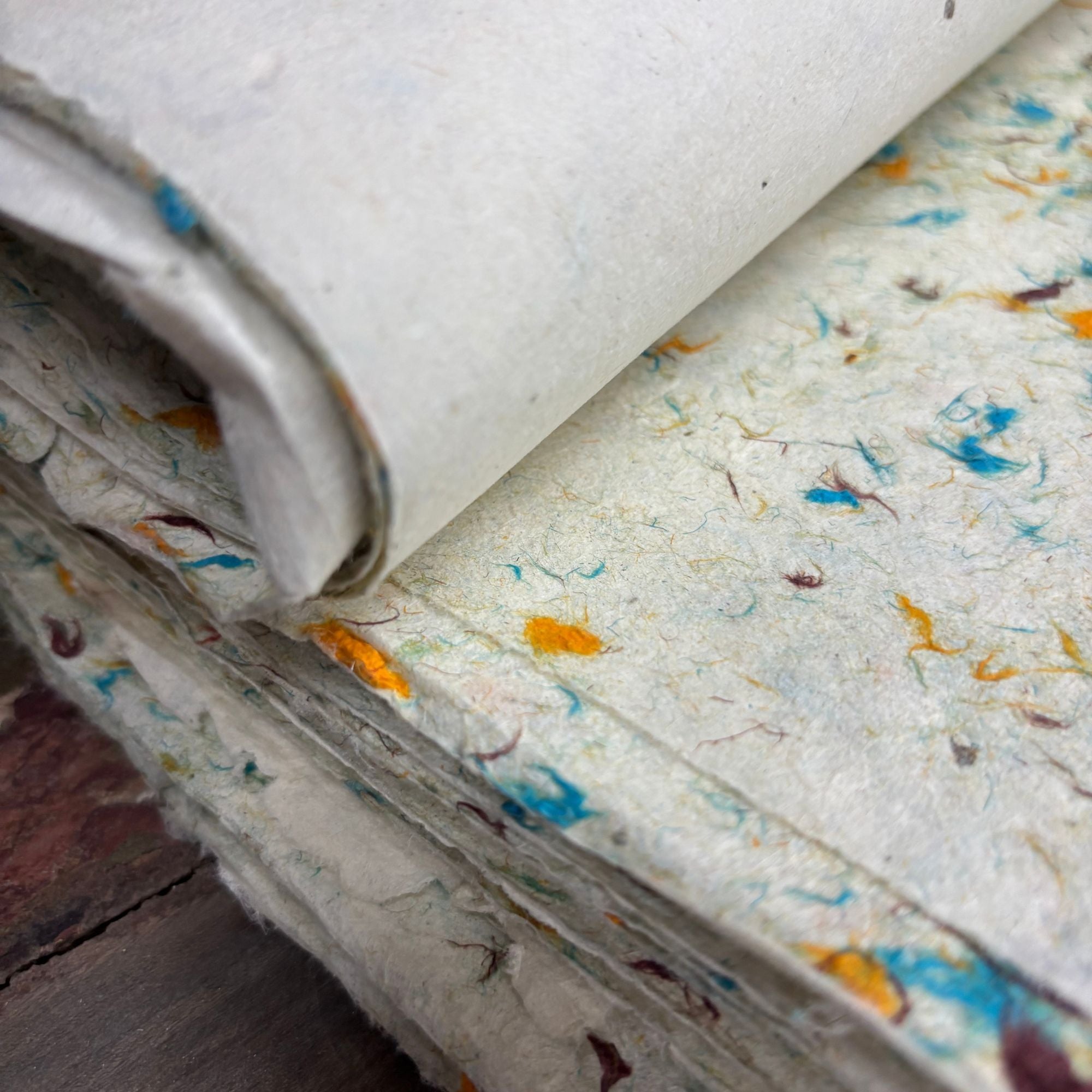 Lokta Craft and Wrapping Paper 51x76cm in Soft Green Cotton Shade
