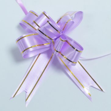 Mini Lavender Pull Bows for Effortless Gift Decoration Pack of 10