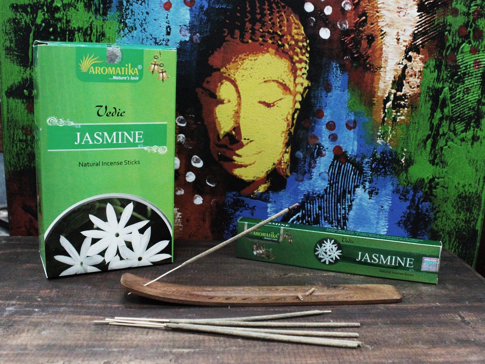 Vedic Incense Sticks Jasmine for Home Fragrance and Relaxation