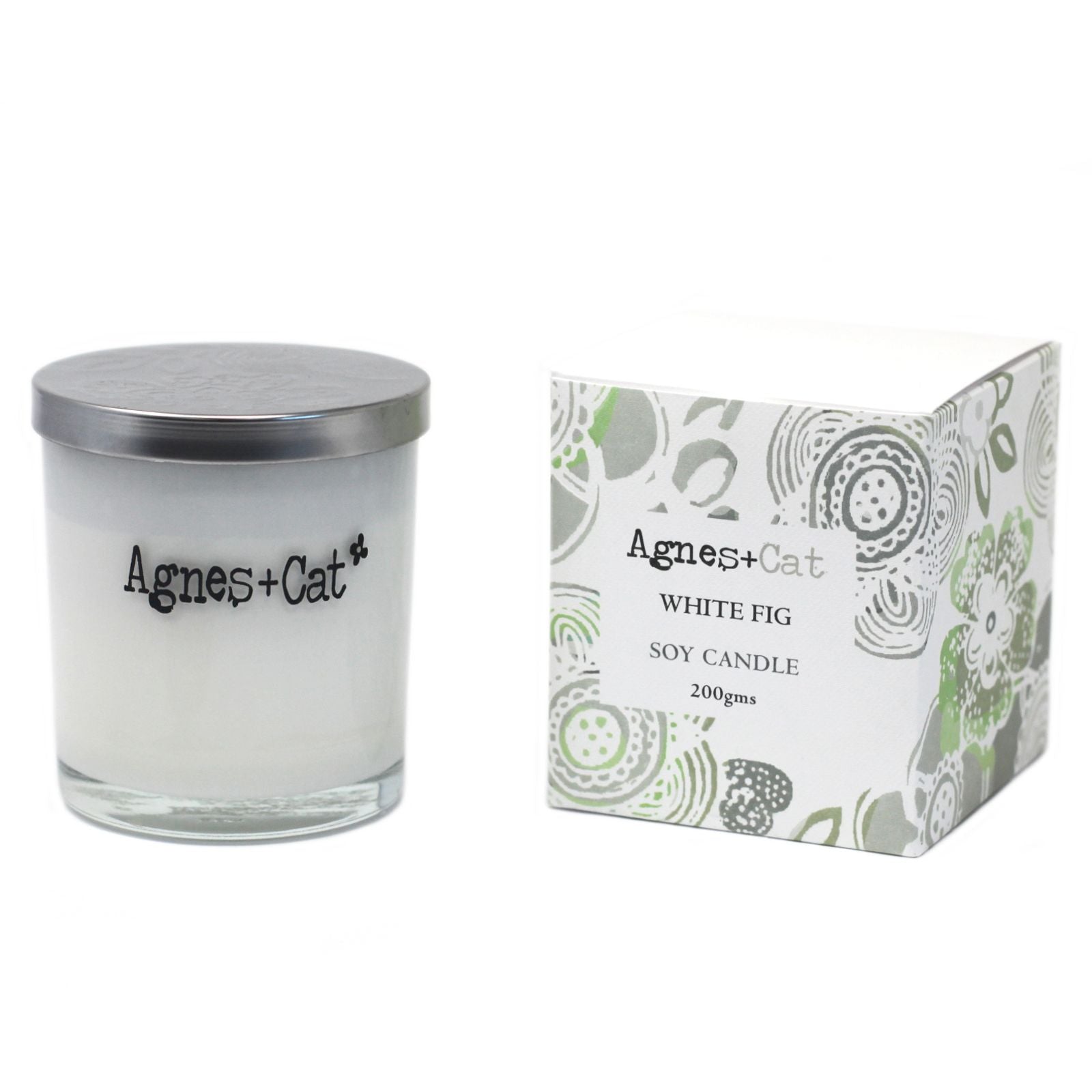 Agnes + Cat White Fig Votive Candle for a Relaxing Ambiance Experience