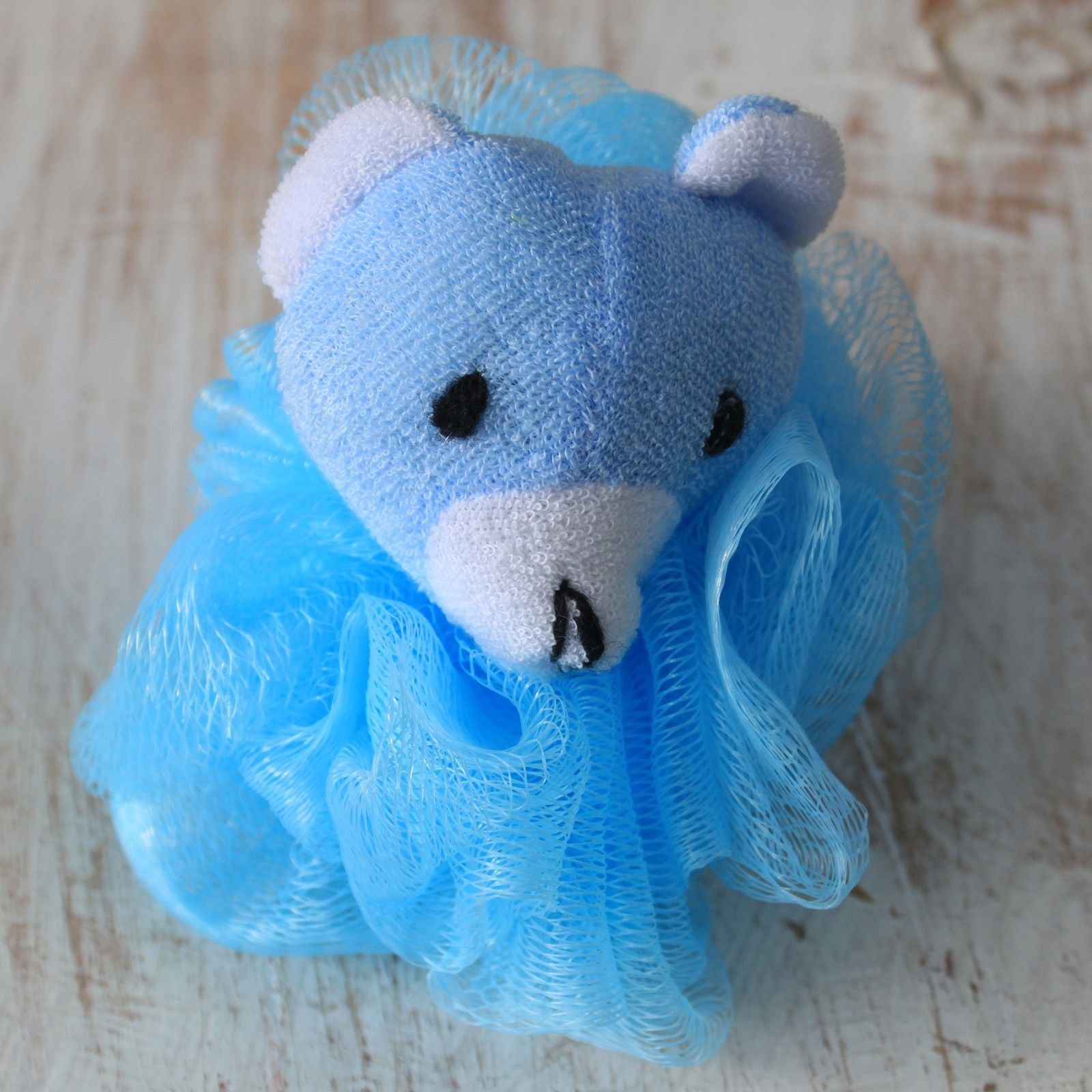 Cotton Animal Scrunchie in Assorted Colours for Bath Time Fun