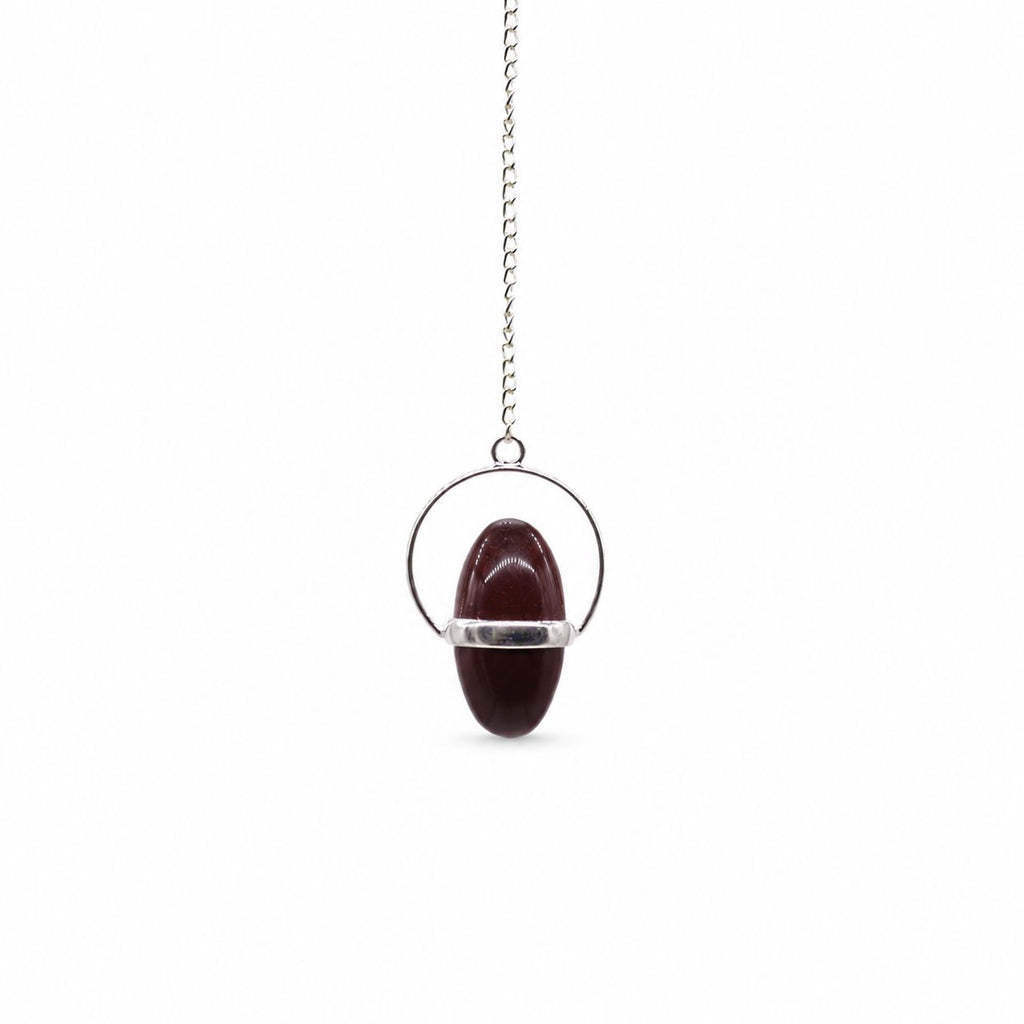 Shiva Lingam Pendulum with Band for Dowsing and Meditation Use