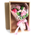 Boxed Hand Soap Flower Bouquet in Pink for Unique Gift Occasions