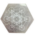 Hexagonal Charging Plate 18cm for Crystal Charging and Clarity