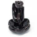 Backflow Incense Burner with Hand and Lotus Flower Design