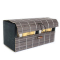 Double Box Slatted Bamboo Candle and Gift Box for Elegant Gifting