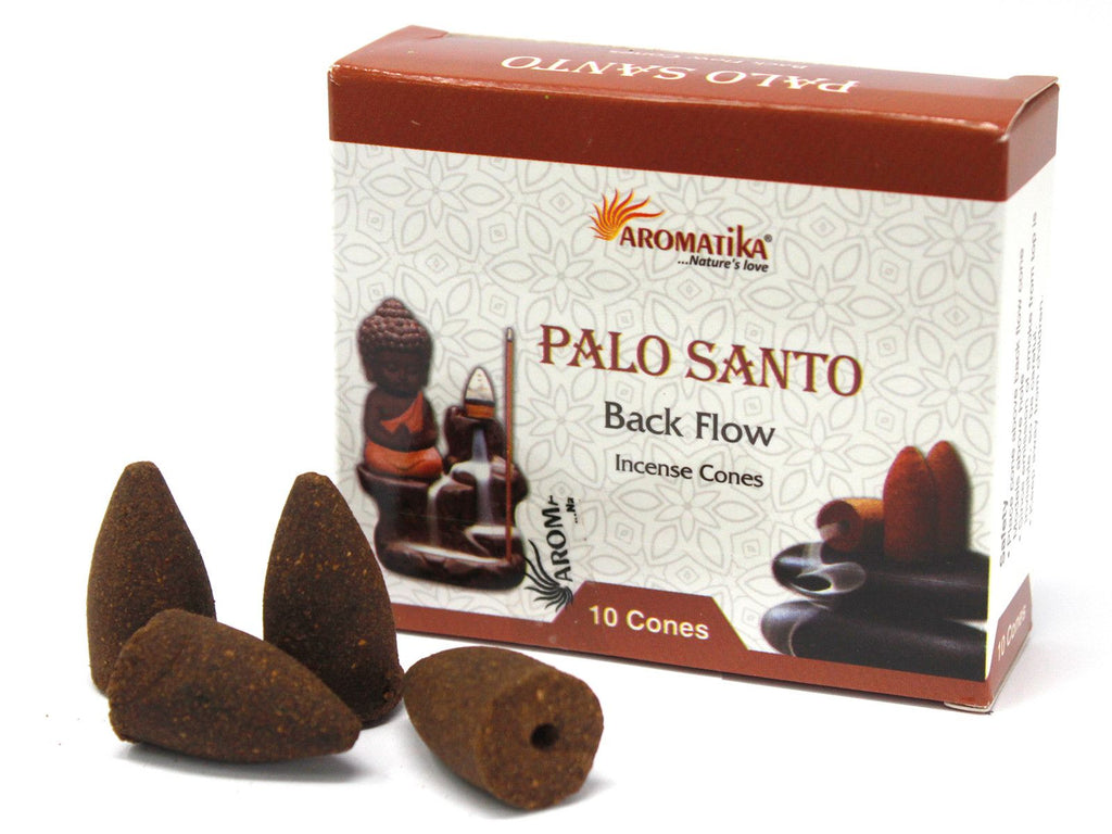Aromatica Backflow Incense Cones Palo Santo for Home Fragrance