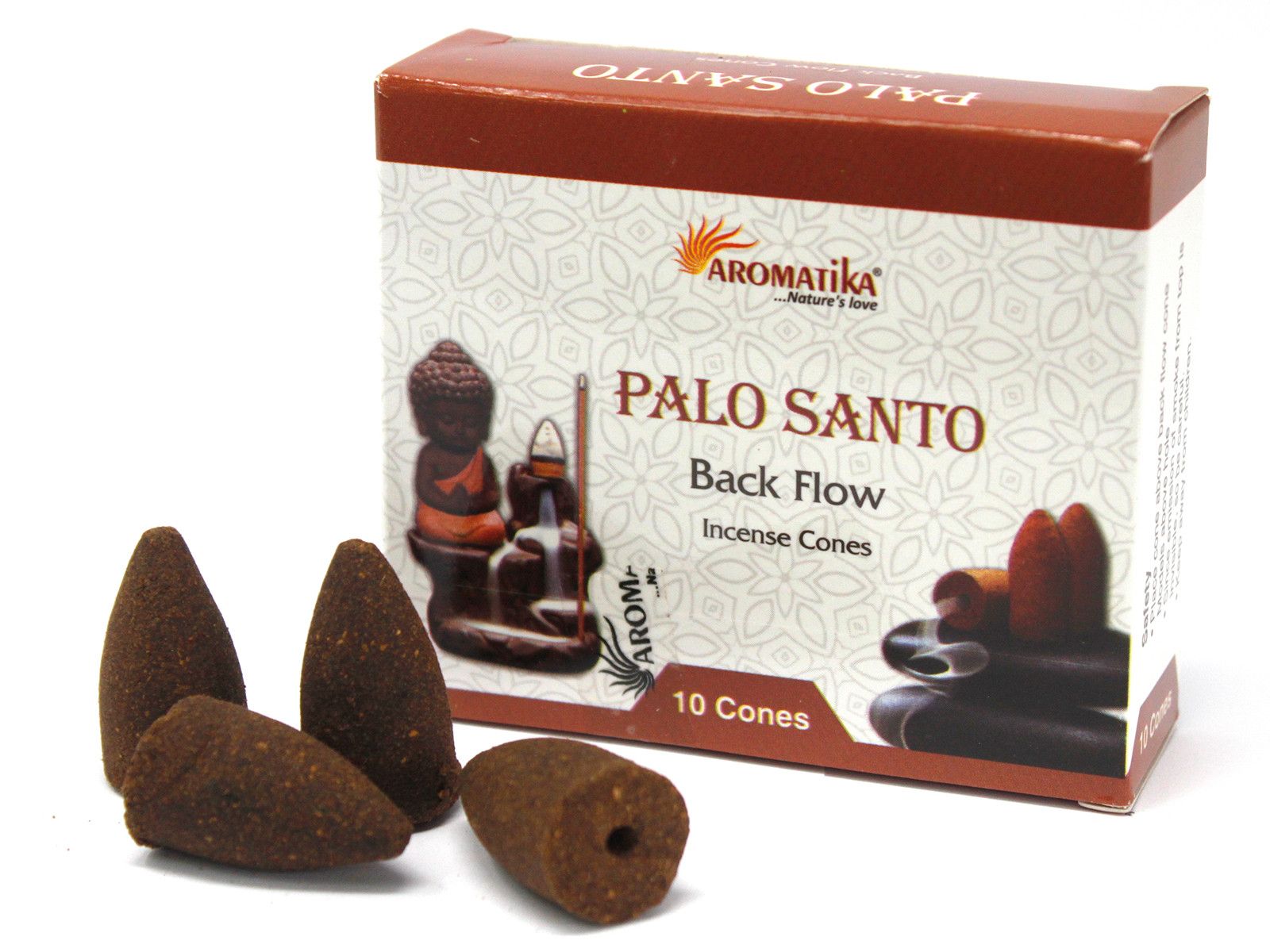 Aromatica Backflow Incense Cones Palo Santo for Home Fragrance